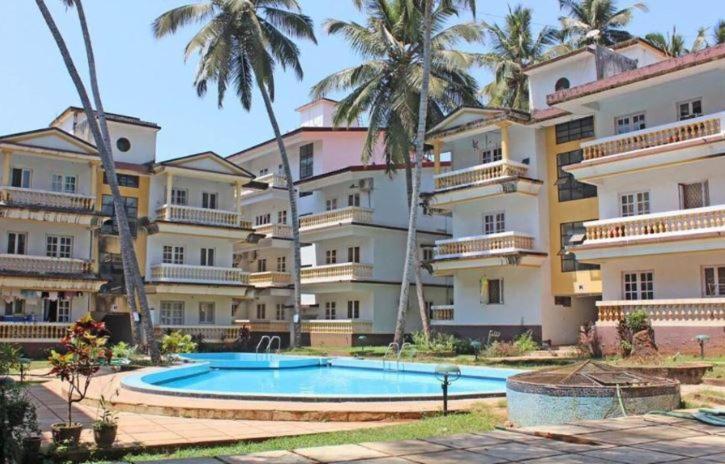 Contemporary Studio Apartment In Calangute, Goa Kültér fotó